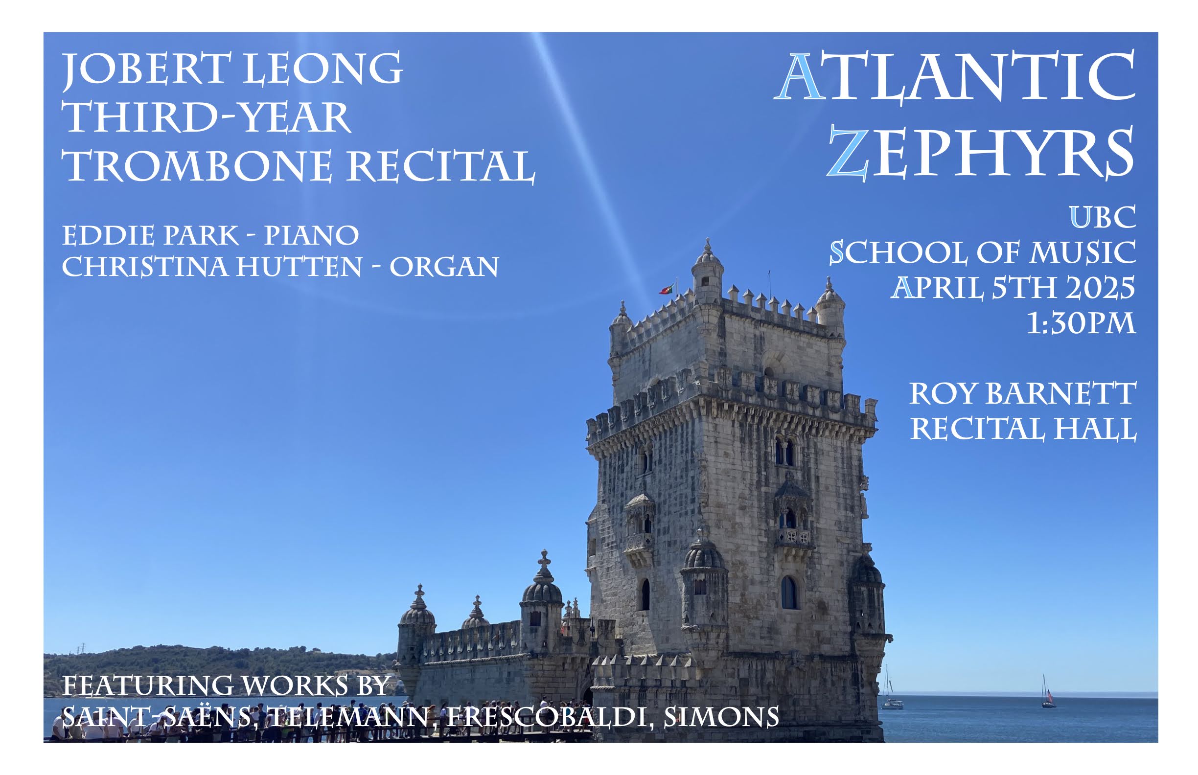 2025 Recital Poster - Atlantic Zephyrs